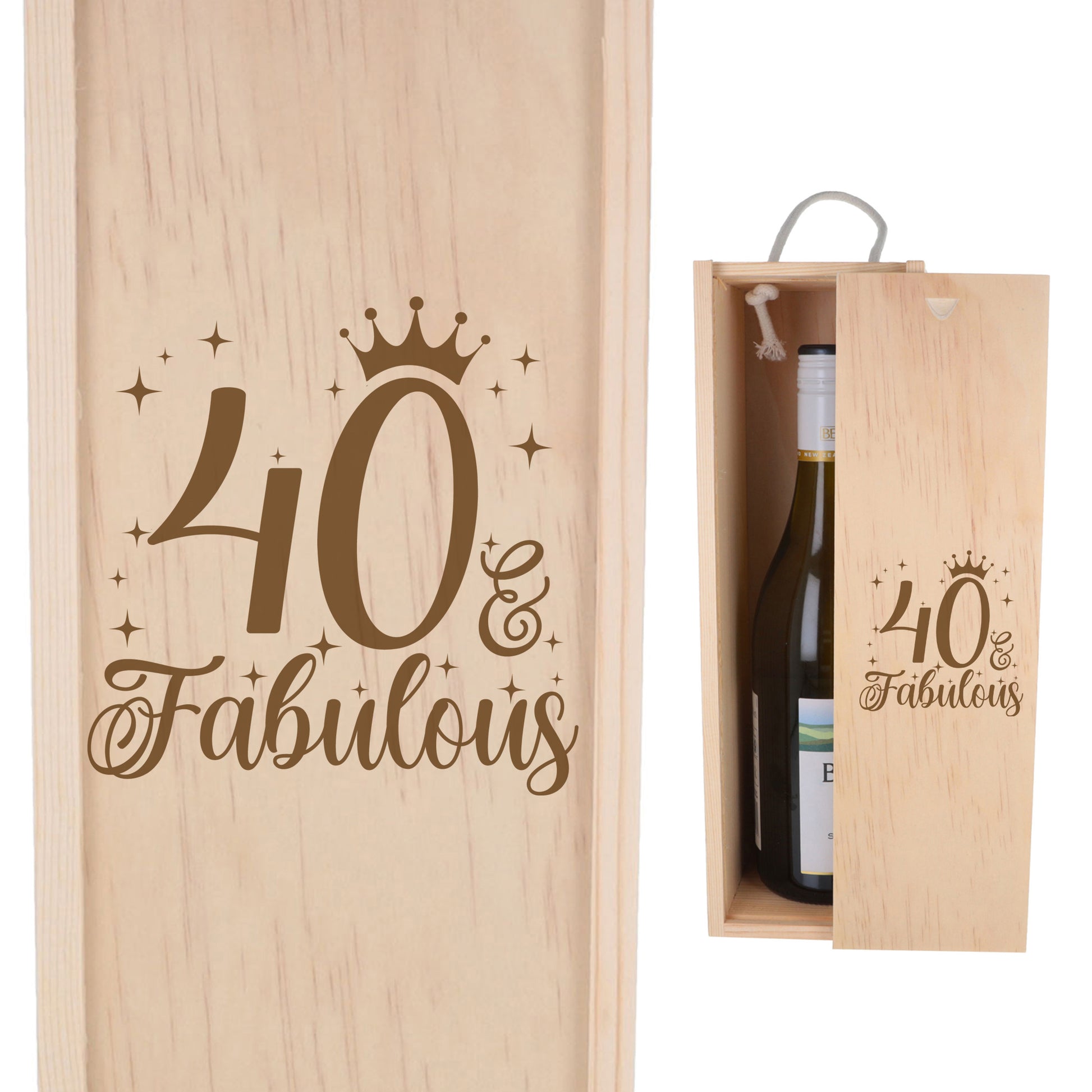 Wooden Bottle Box