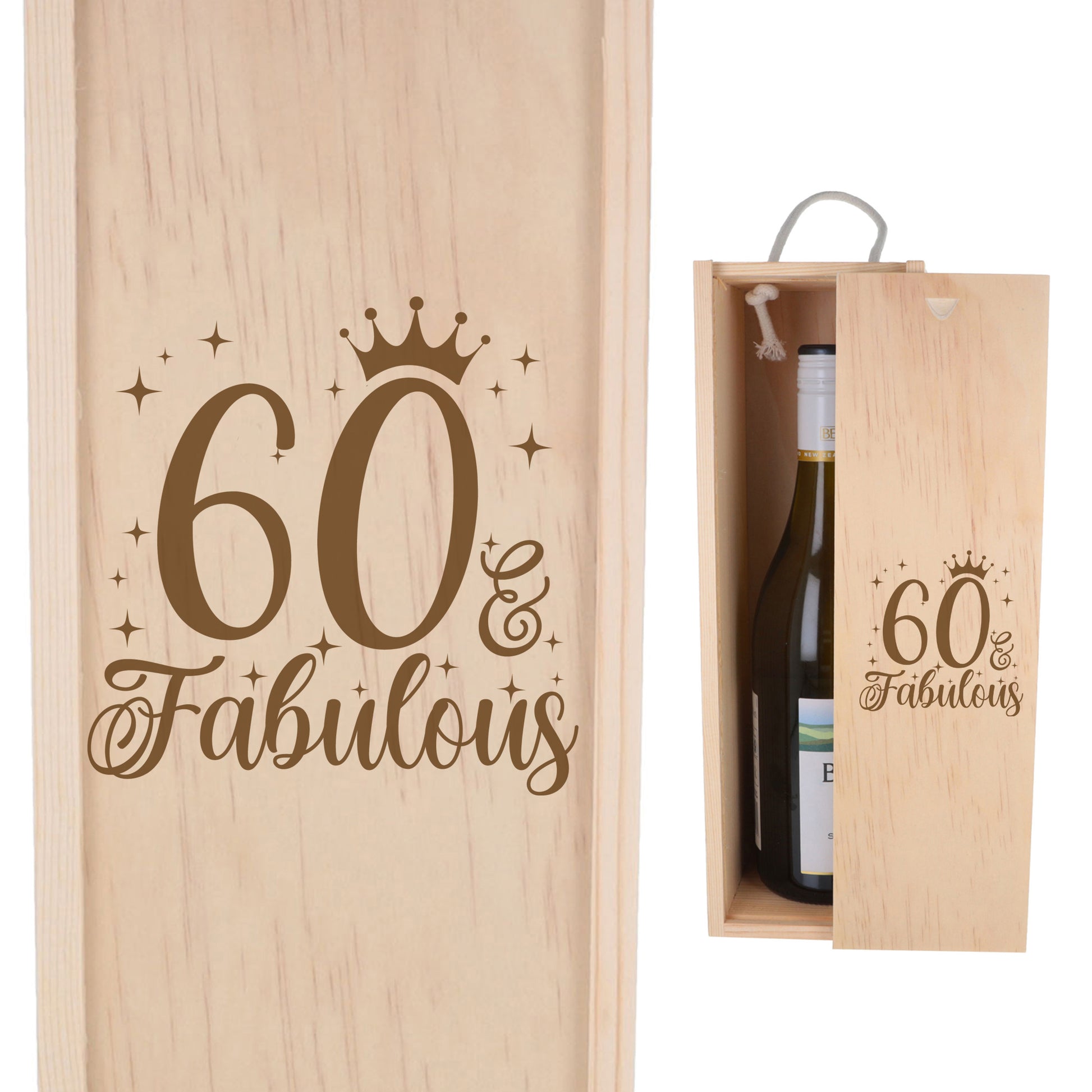Wooden Bottle Box