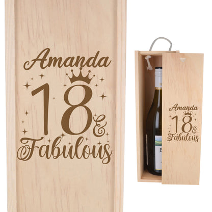 Wooden Bottle Box