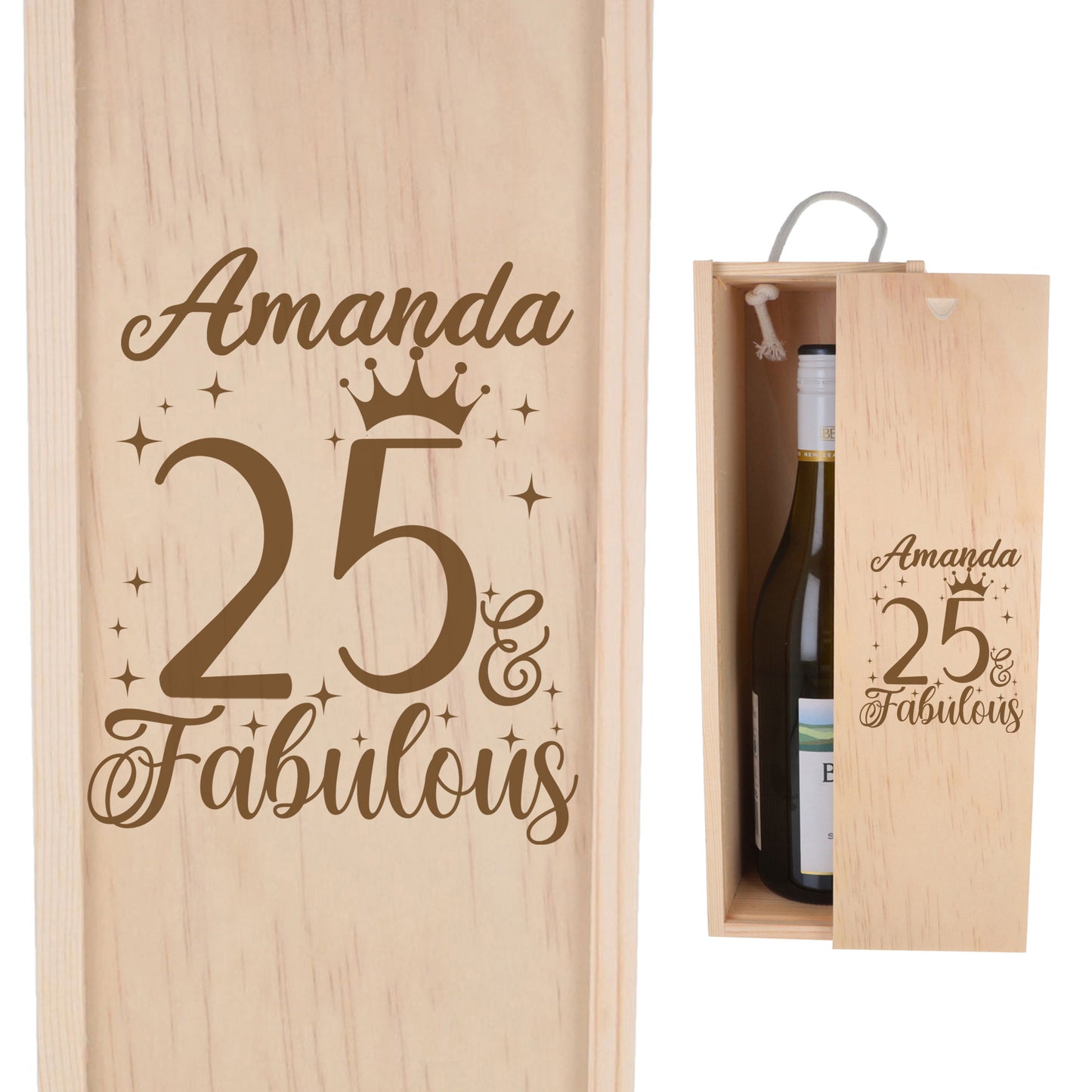 Wooden Bottle Box
