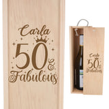 Wooden Bottle Box