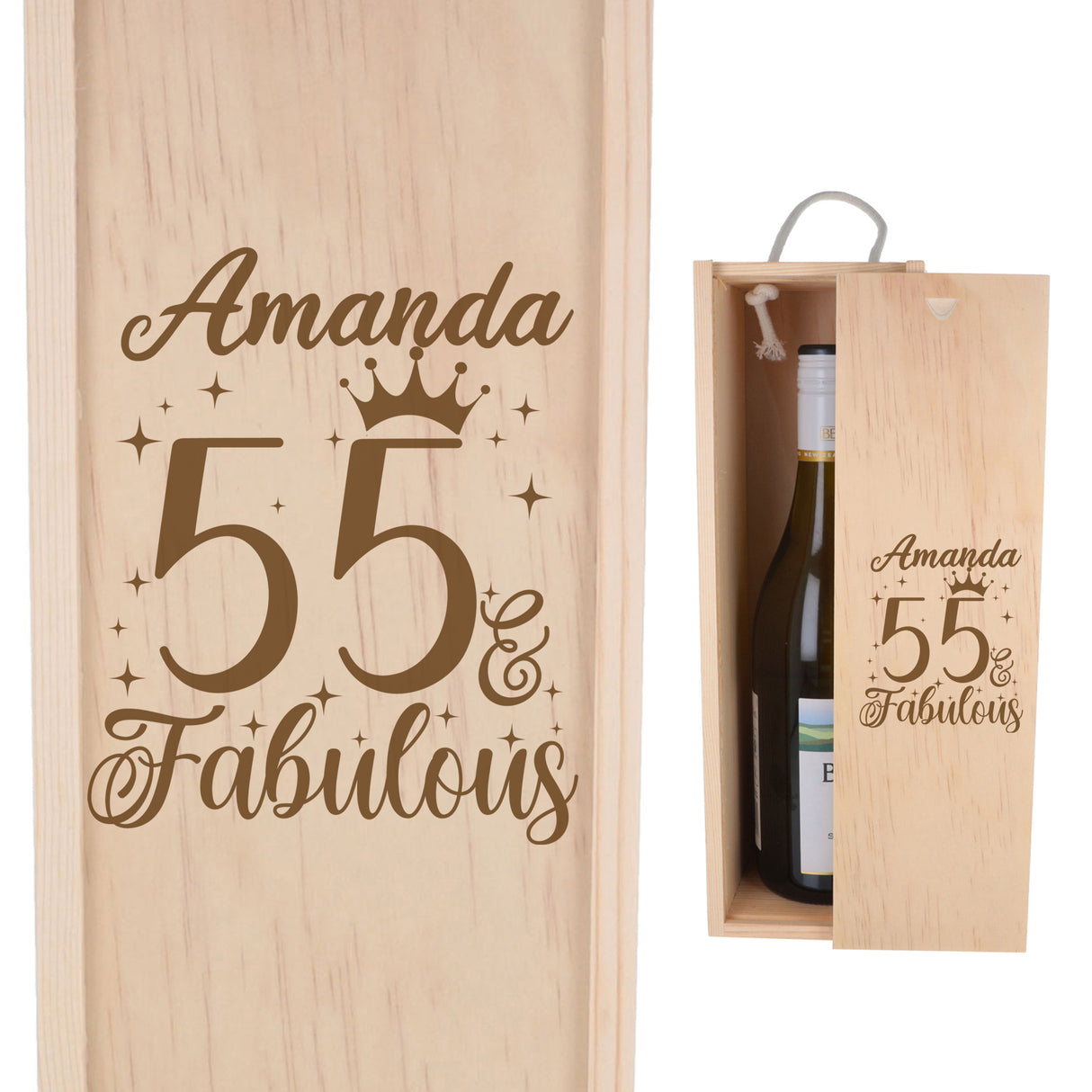 Wooden Bottle Box