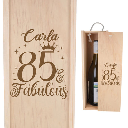 Wooden Bottle Box