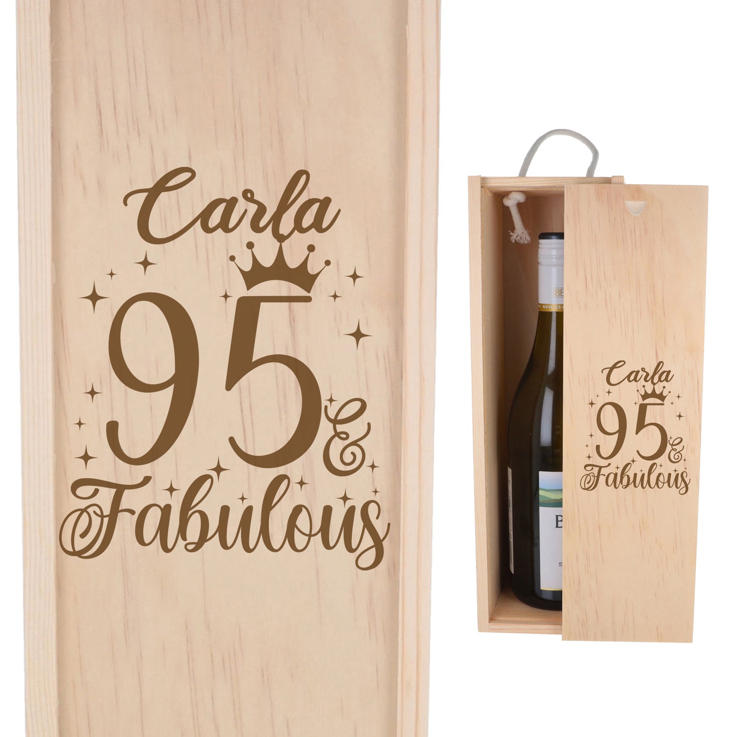 Wooden Bottle Box