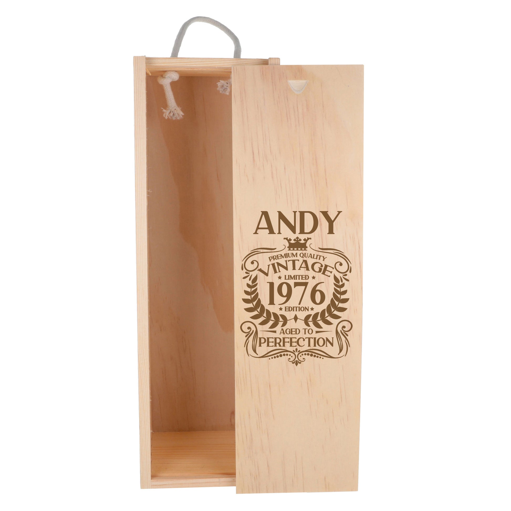 Wooden Bottle Box
