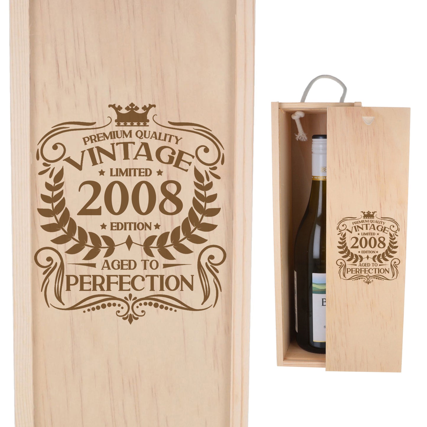 Wooden Bottle Box