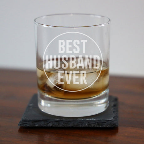 engraved best husband Whisky Tumbler