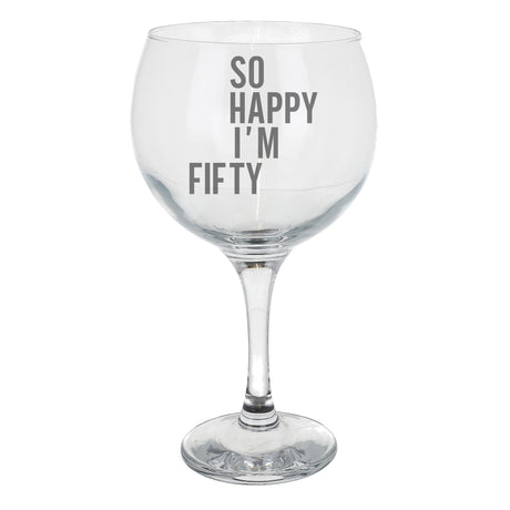 Stemmed Gin Glass