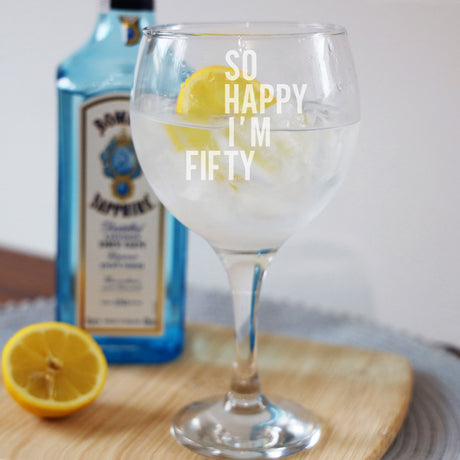 Stemmed Gin Glass