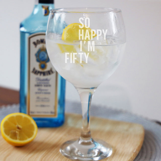 Stemmed Gin Glass