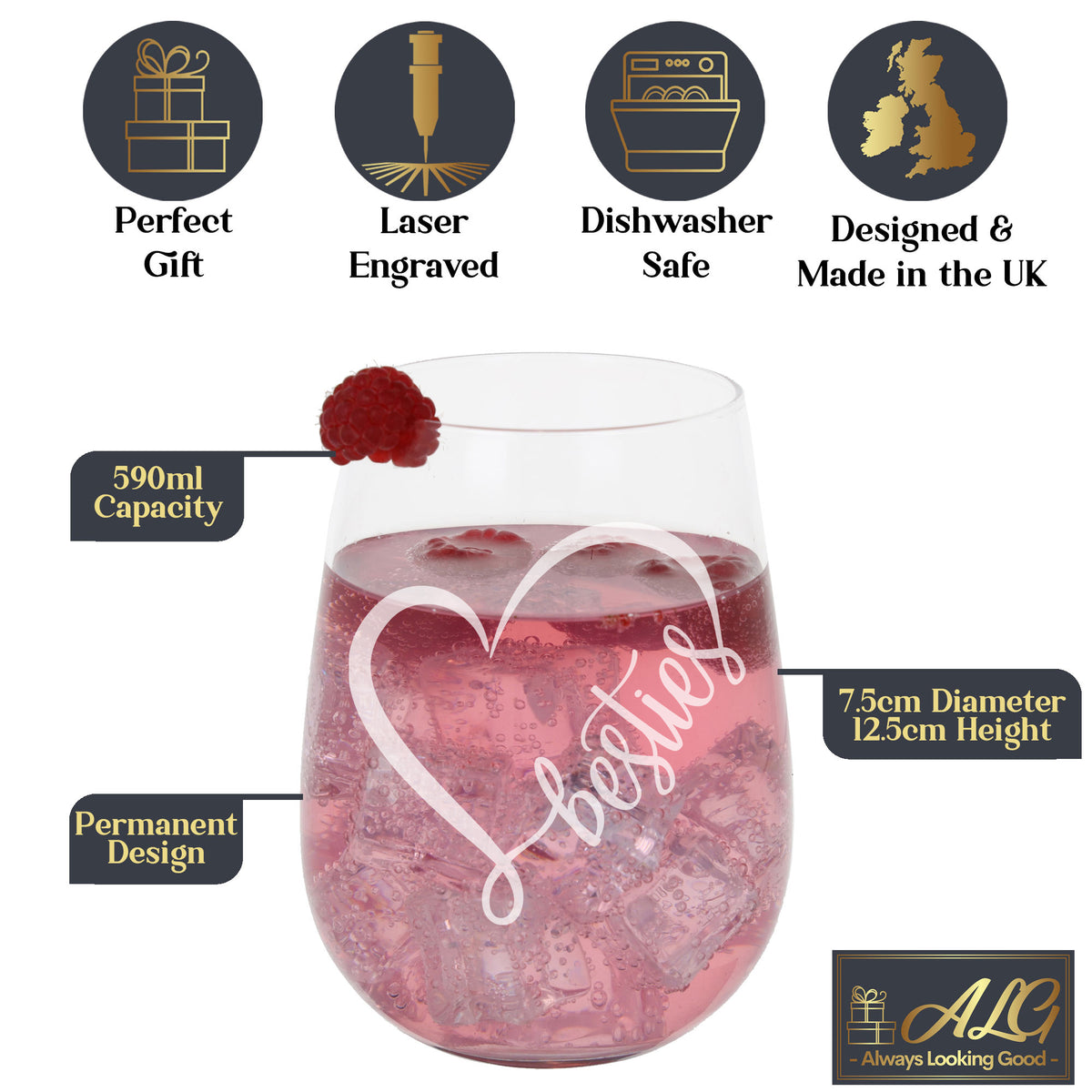 Stemless Gin Glass