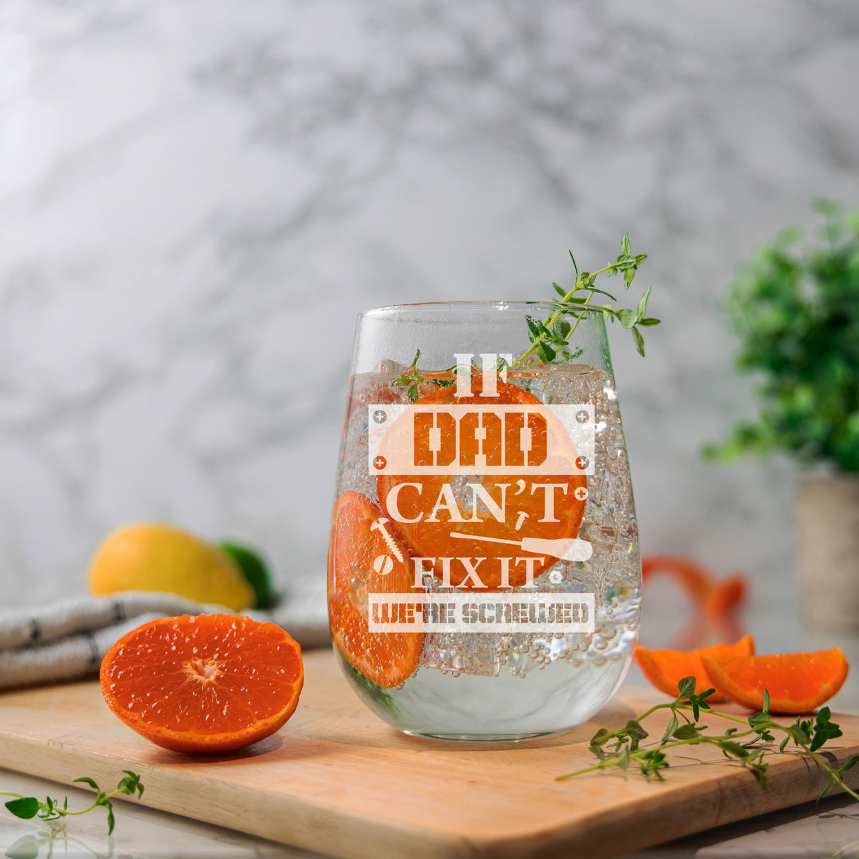 Stemless Gin Glass