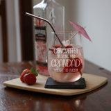 Congrats on Being my Grandad Engraved Stemless Gin Glass Birthday Gift
