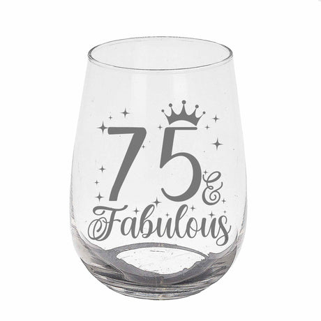 Stemless Gin Glass
