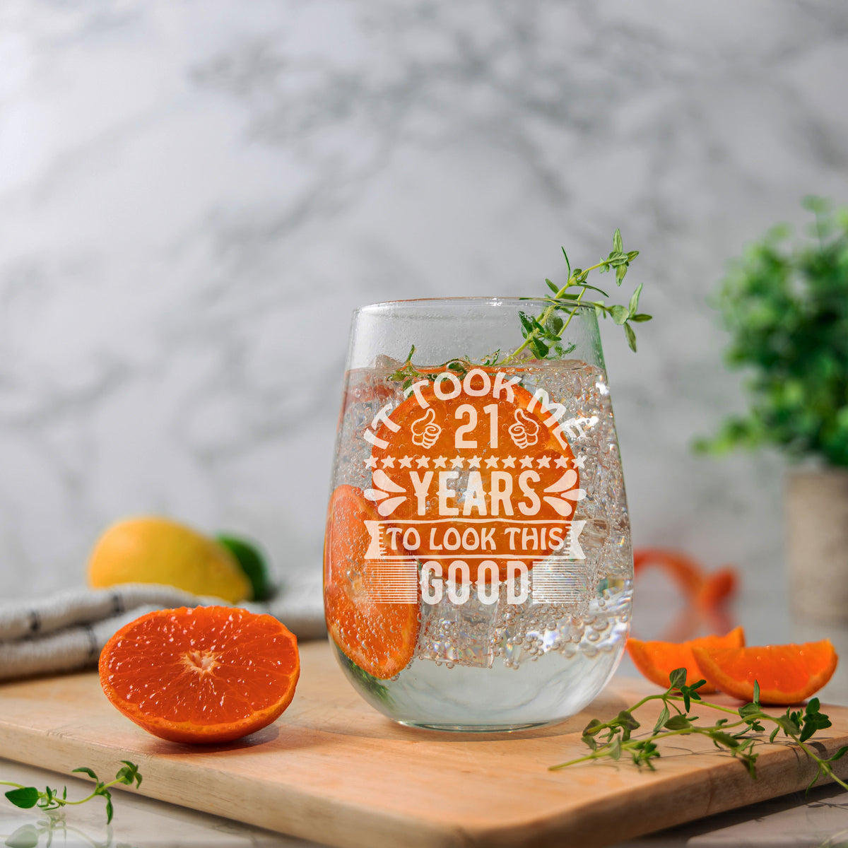 Stemless Gin Glass
