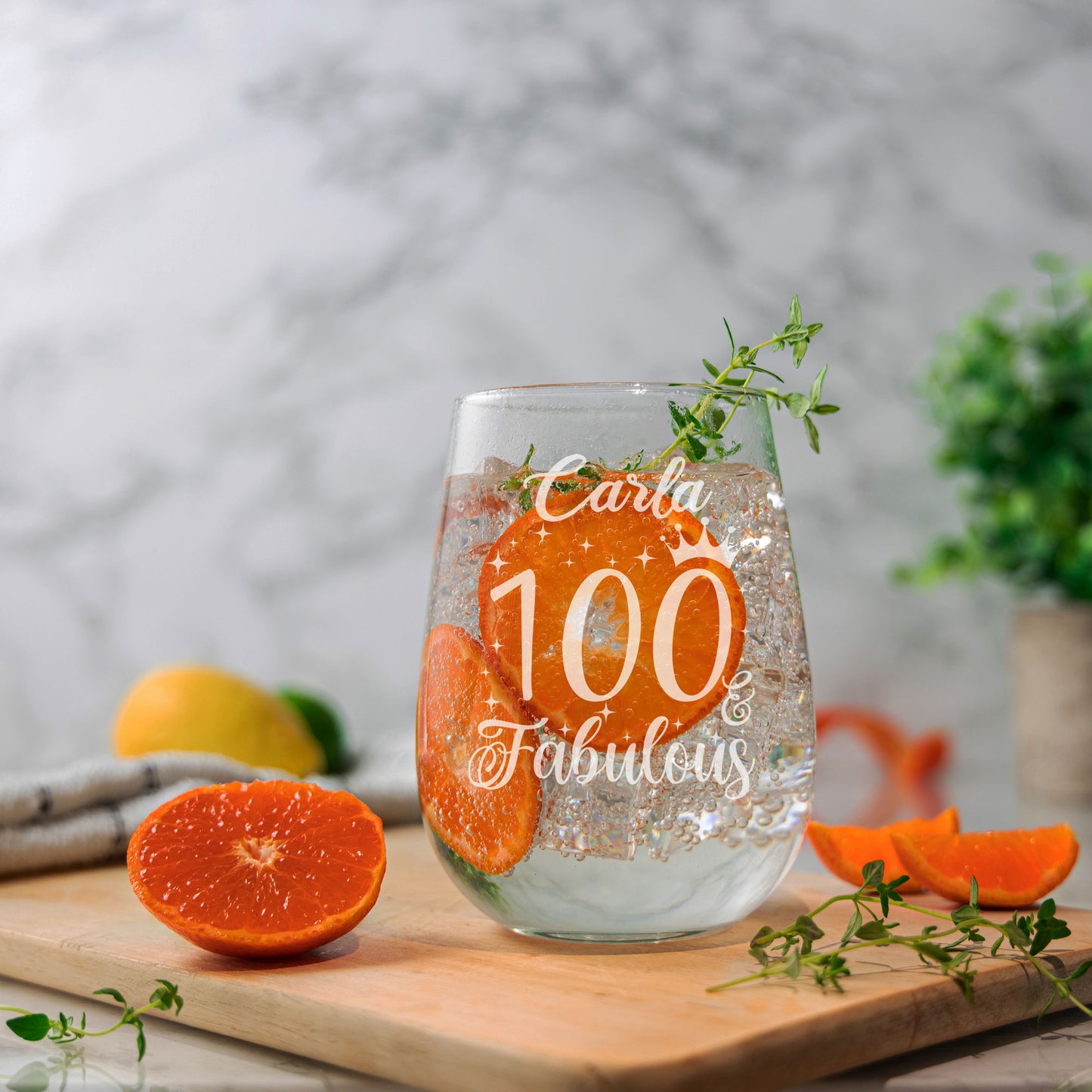 Stemless Gin Glass