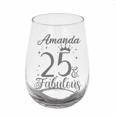 Stemless Gin Glass