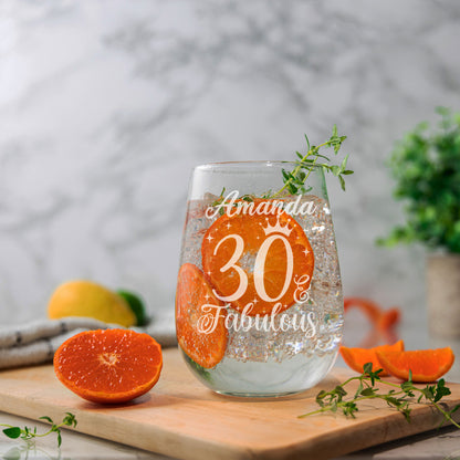 Stemless Gin Glass