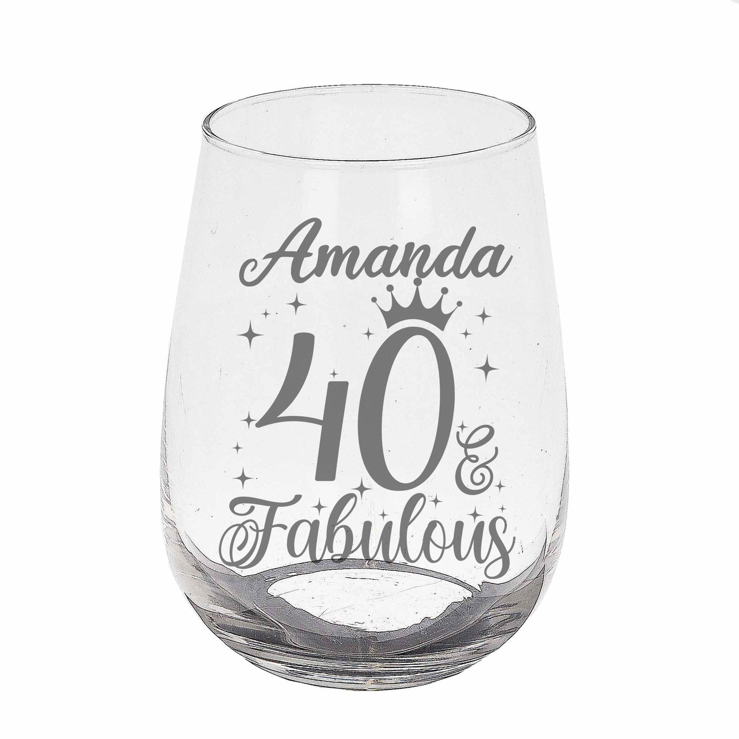 Stemless Gin Glass