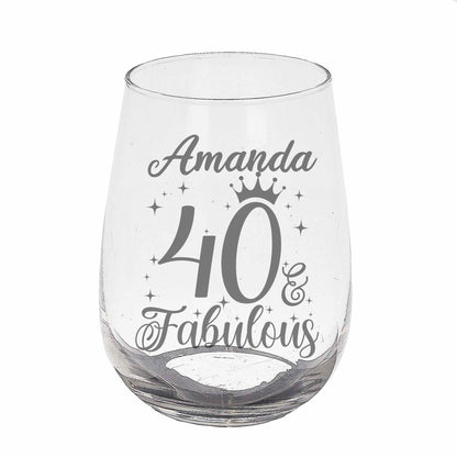 Stemless Gin Glass