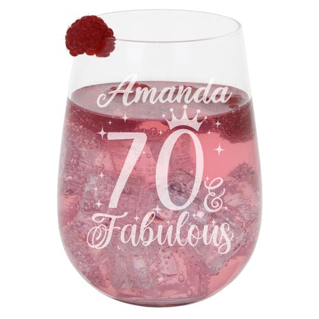 Stemless Gin Glass