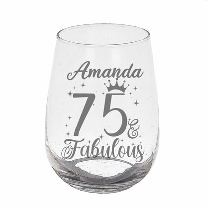 Stemless Gin Glass