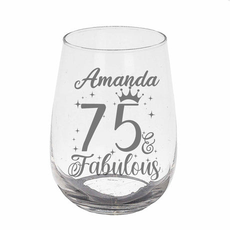 Stemless Gin Glass