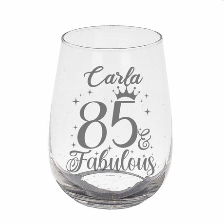 Stemless Gin Glass