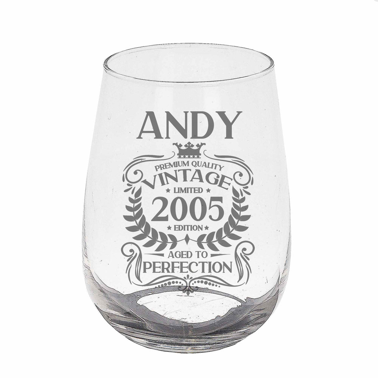 Stemless Gin Glass