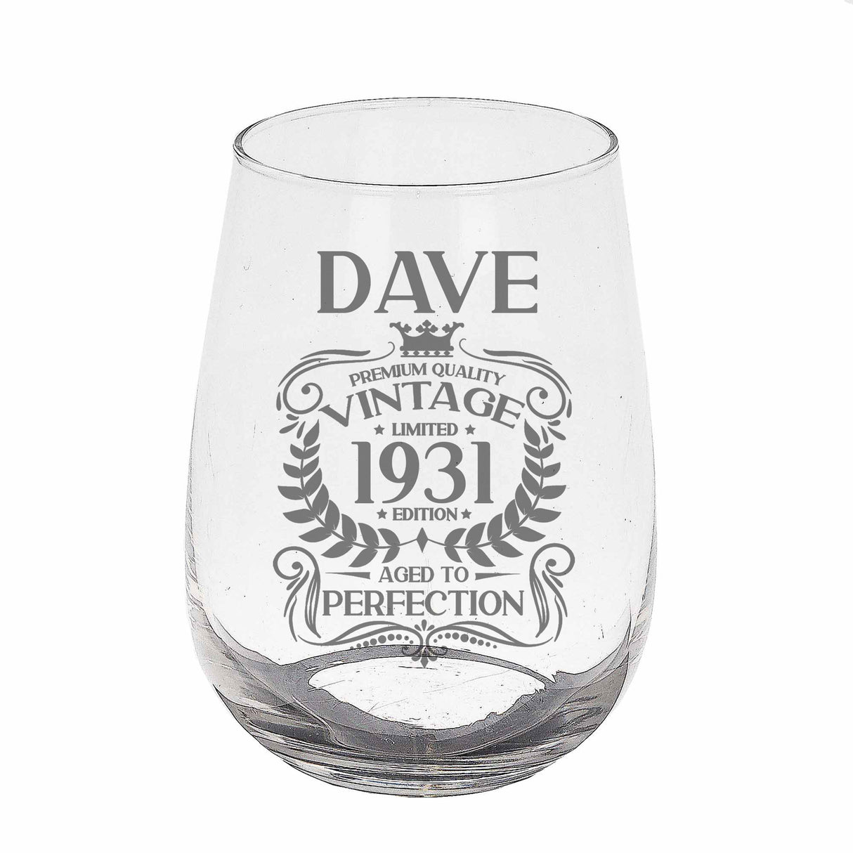 Stemless Gin Glass