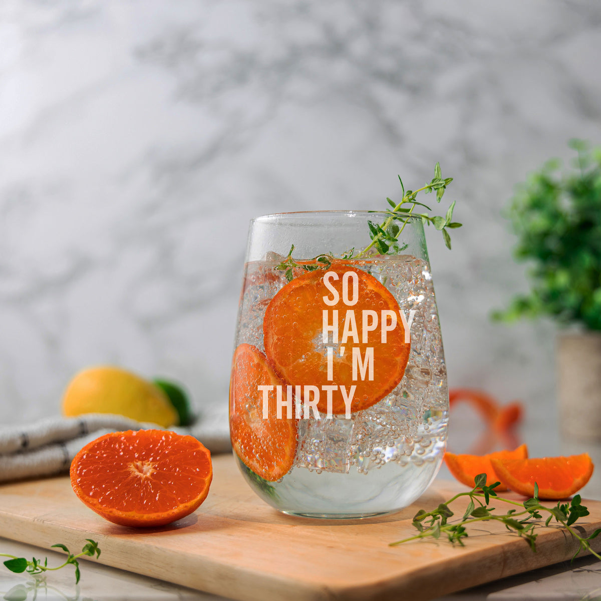 Stemless Gin Glass