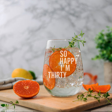 Stemless Gin Glass