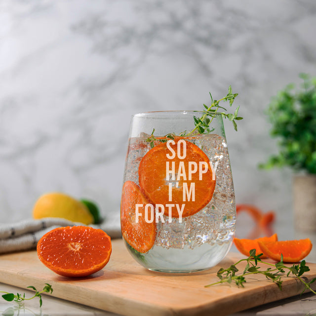 Stemless Gin Glass