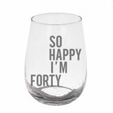 Stemless Gin Glass