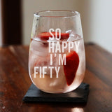 Stemless Gin Glass