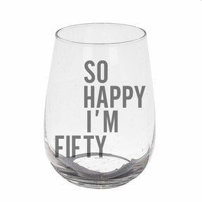Stemless Gin Glass
