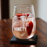 Stemless Gin Glass