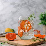 Stemless Gin Glass