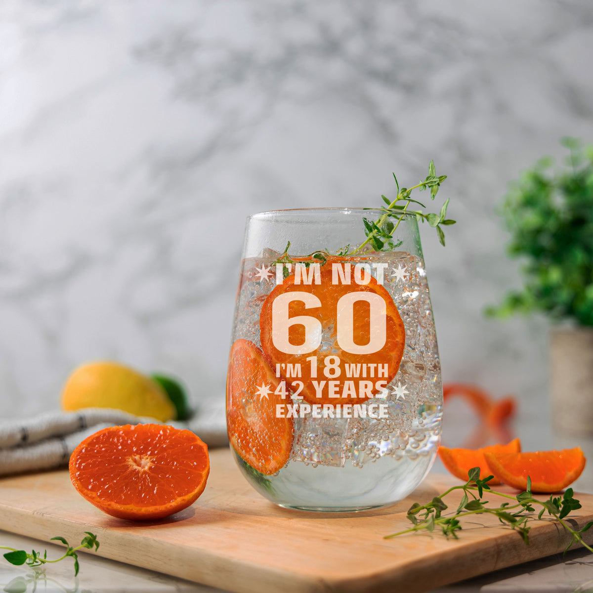 Stemless Gin Glass