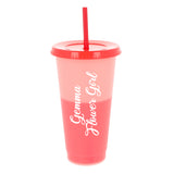 Personalised Flower Girl Proposal Gift – Pink Juice Cup Keepsake