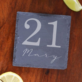 Square Slate Coaster