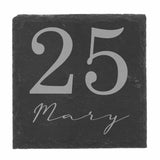 Square Slate Coaster
