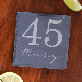 Square Slate Coaster