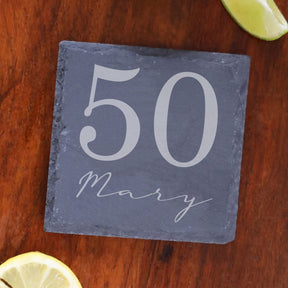 Square Slate Coaster