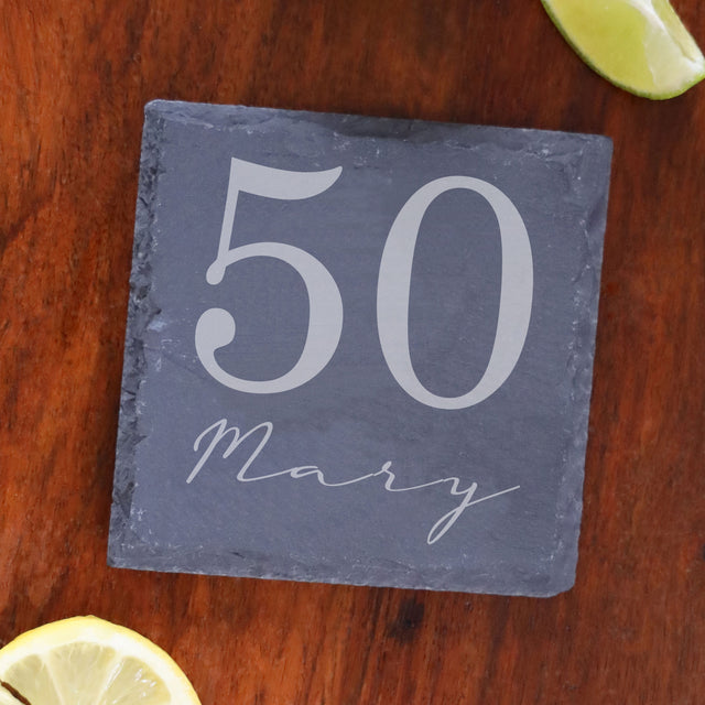 Square Slate Coaster