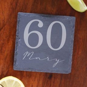 Square Slate Coaster