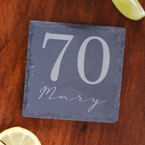 Square Slate Coaster