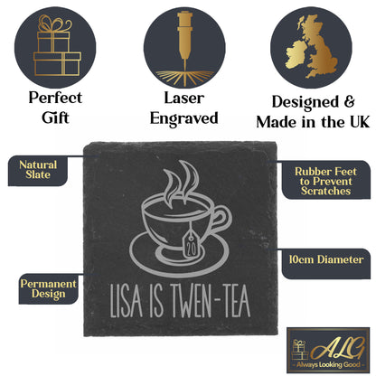 Funny 20th Birthday Mug “I Am Twen-Tea” For Tea Lovers