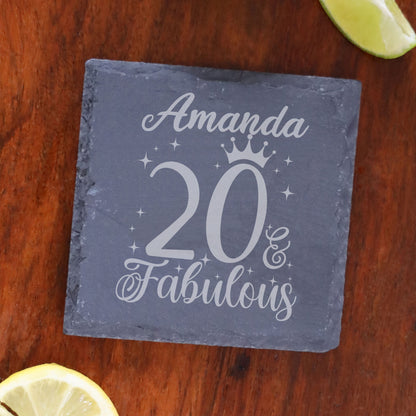Square Slate Coaster