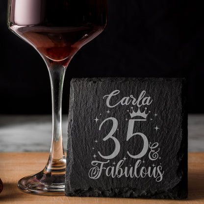Square Slate Coaster